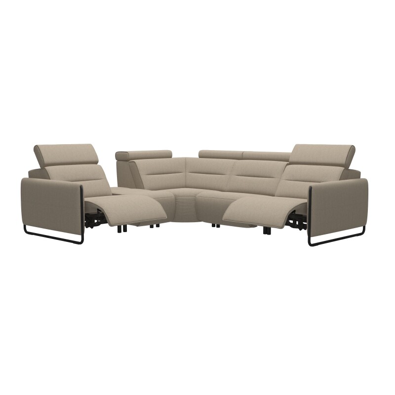 Stressless® Emily Steel 1 seater + Center + Corner + 2 seater (with 2 Power seats) 146946157981451