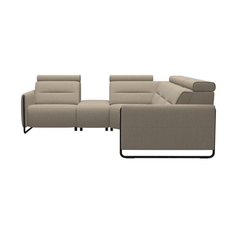 Stressless® Emily Steel 1 seater + Center + Corner + 2 seater (with 2 Power seats) 146946157981451