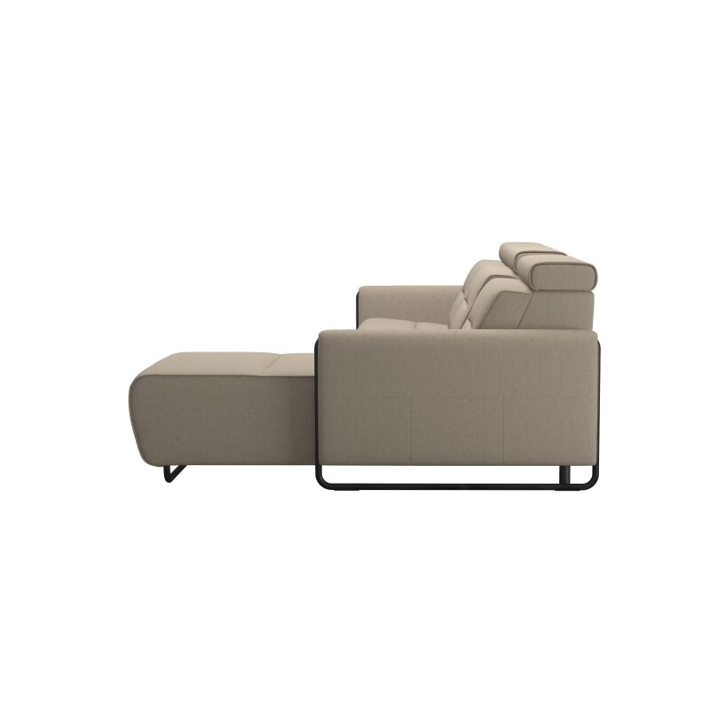 Stressless® Emily Steel 2 seater + Center + Long Seat (M) (with 1 Power seat) 146947857981451