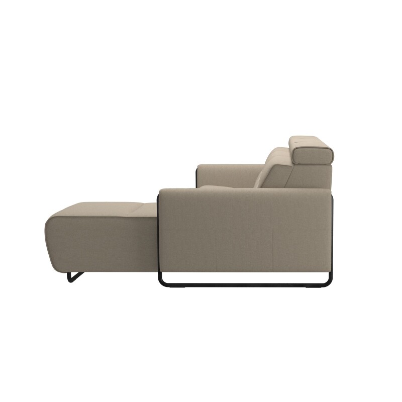 Stressless® Emily Steel 2 seater + Long Seat (M) (with 1 Power seat) 146986557981451