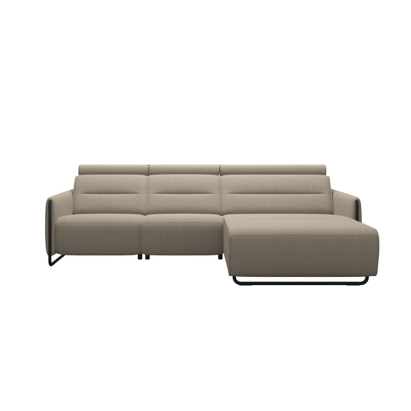 Stressless® Emily Steel 2 seater + Long Seat (L) (with 1 Power seat) 146989757981451