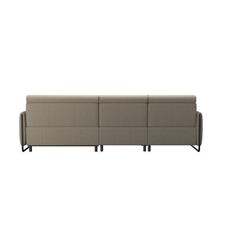 Stressless® Emily Steel 2 seater + Long Seat (L) (with 1 Power seat) 146989757981451