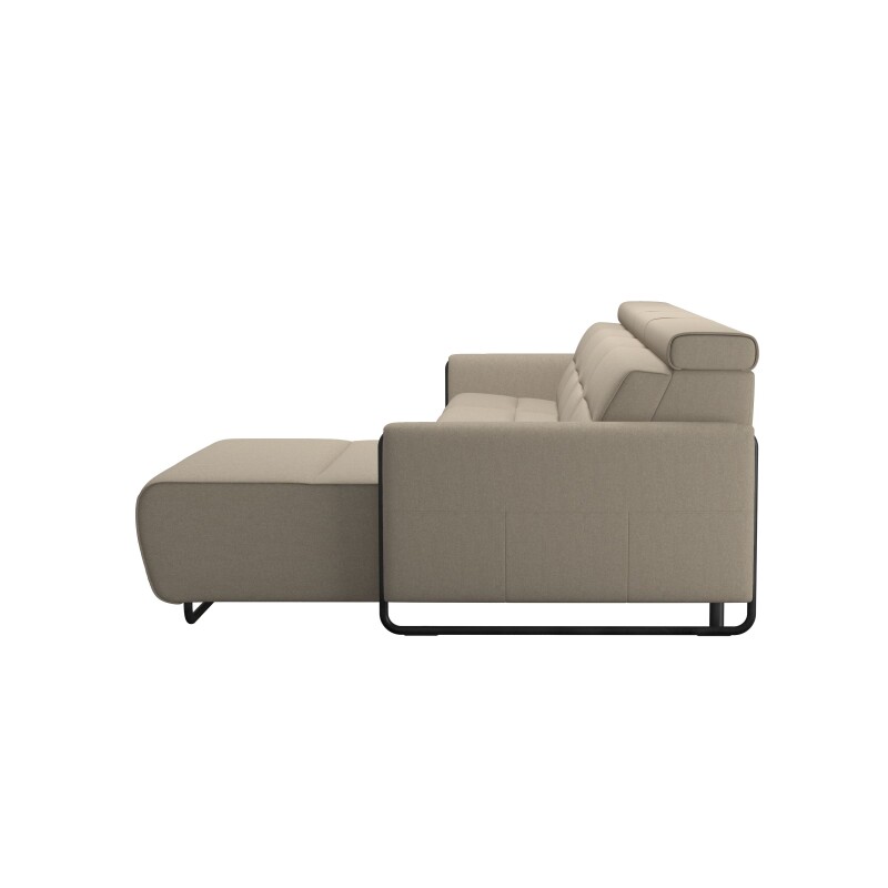 Stressless® Emily Steel 3 seater + Long Seat (L) (with 1 Power seat) 146989957981451