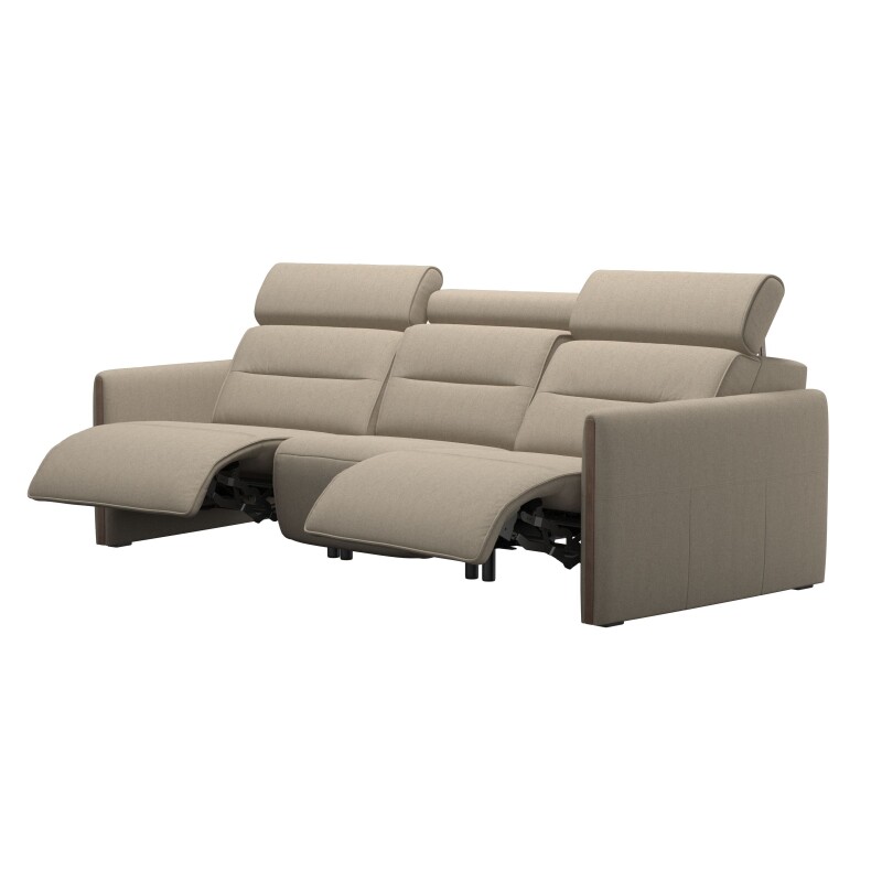 Stressless® Emily Wood 1 seater + Angled module + 1 seater (with 2 Power seats) 147040957981061