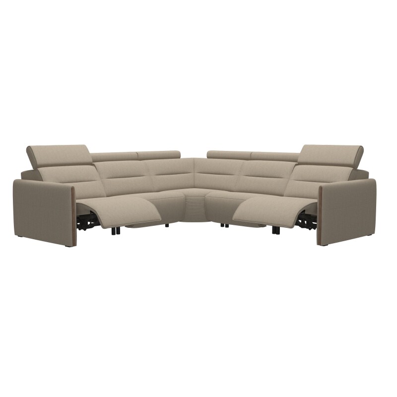 Stressless® Emily Wood 2 seater + Corner + 2 seater (with 2 Power seats) 147045857981061