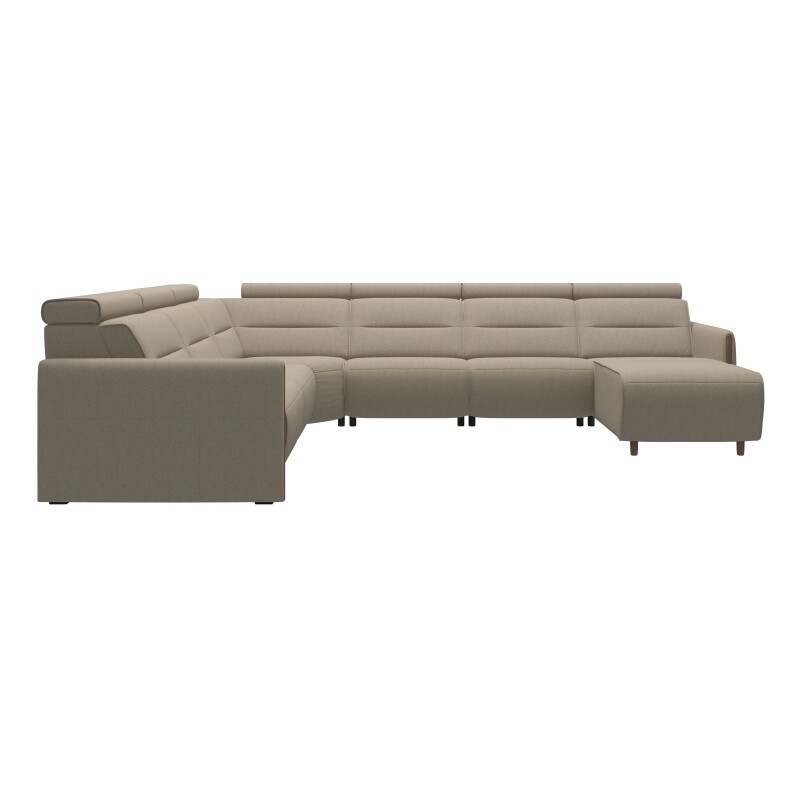 Stressless® Emily Wood 2 seater + Corner + 2 seater + Long Seat (M) (with 1 Power seat) 147046457981061