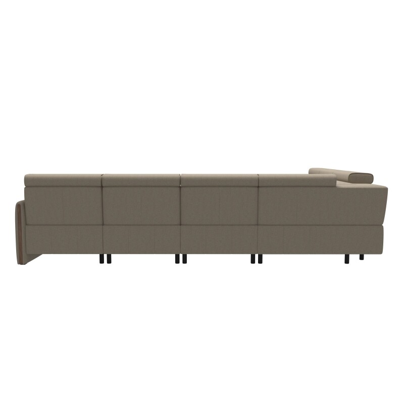 Stressless® Emily Wood 2 seater + Corner + 2 seater + Long Seat (M) (with 1 Power seat) 147046457981061