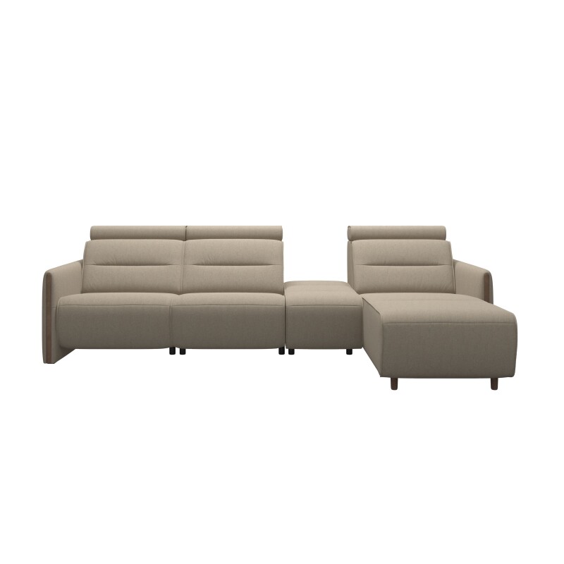 Stressless® Emily Wood 2 seater + Center + Long Seat (M) (with 1 Power seat) 147047857981061