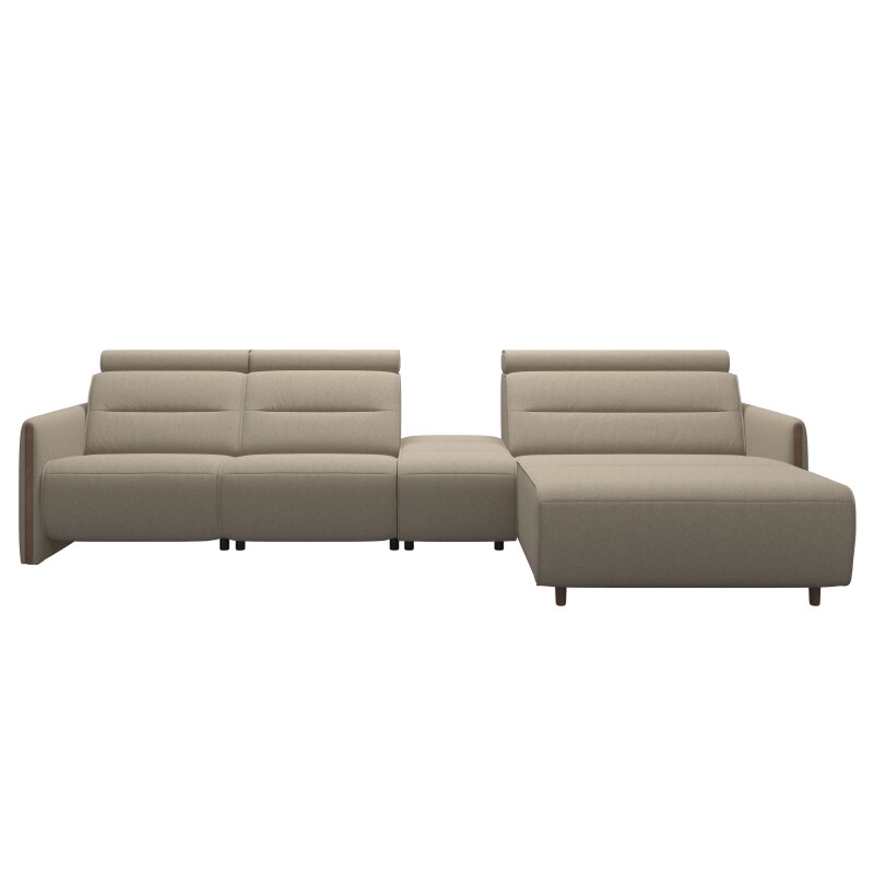 Stressless® Emily Wood 2 seater + Center + Long Seat (L) (with 1 Power seat) 147047957981061