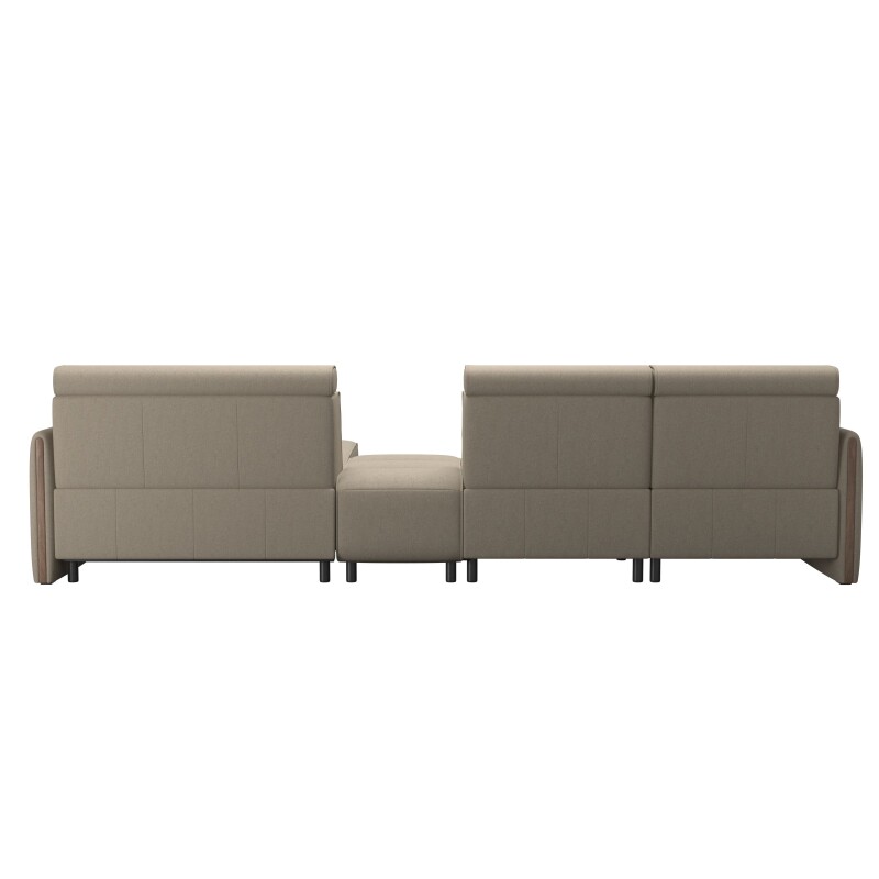 Stressless® Emily Wood 2 seater + Center + Long Seat (L) (with 1 Power seat) 147047957981061