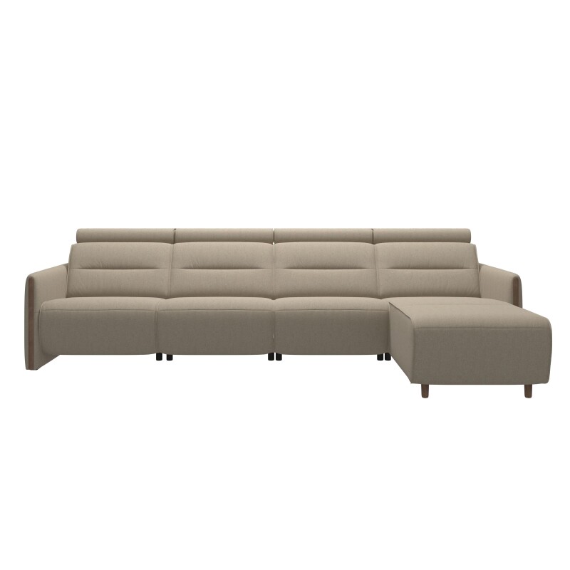 Stressless® Emily Wood 3 seater + Long Seat (M) (with 1 Power seat) 147086657981061