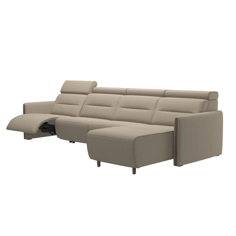 Stressless® Emily Wood 3 seater + Long Seat (M) (with 1 Power seat) 147086657981061