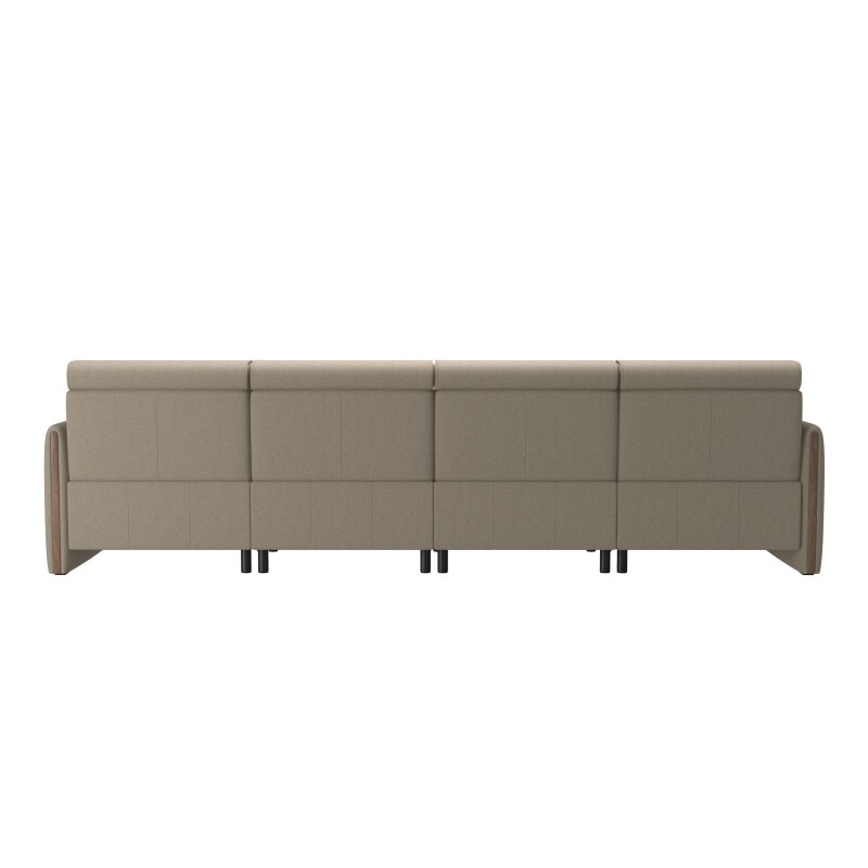 Stressless® Emily Wood 3 seater + Long Seat (M) (with 1 Power seat) 147086657981061