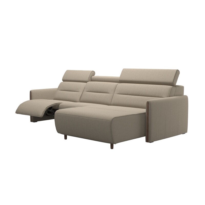Stressless® Emily Wood 2 seater + Long Seat (L) (with 1 Power seat) 147089757981061