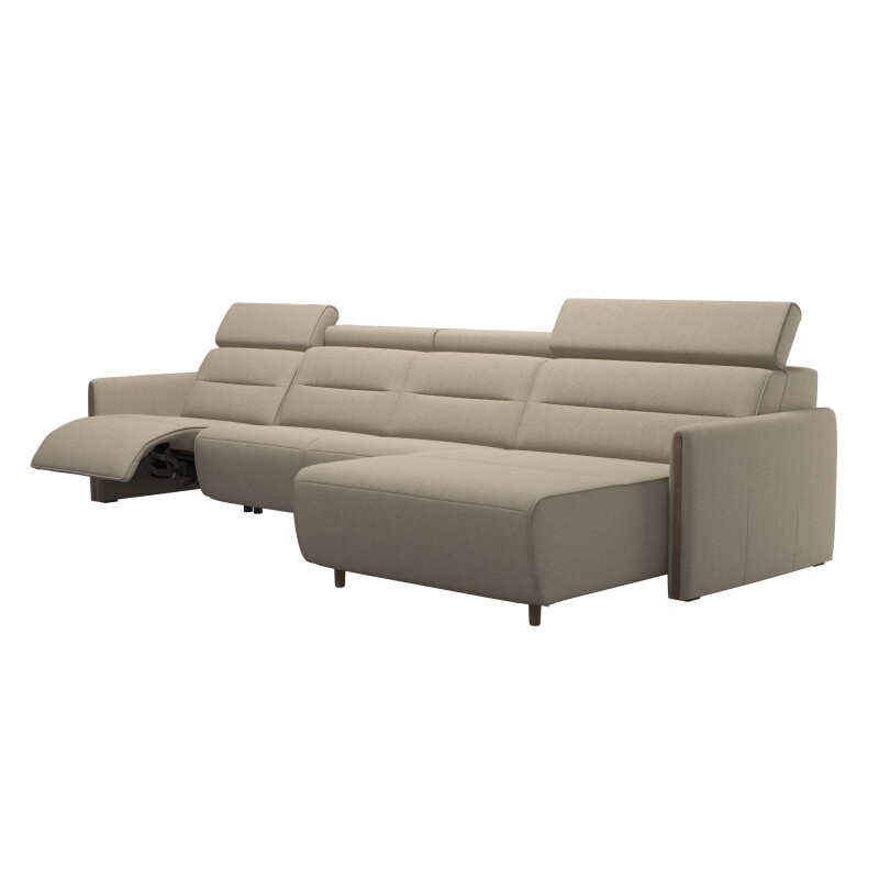 Stressless® Emily Wood 3 seater + Long Seat (L) (with 1 Power seat) 147089957981061
