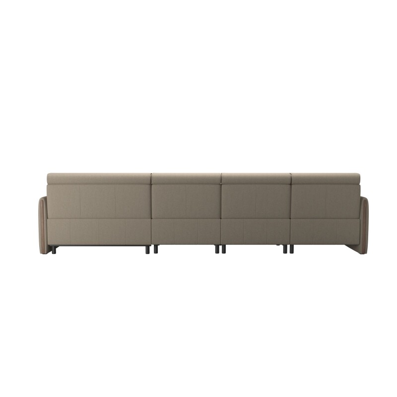Stressless® Emily Wood 3 seater + Long Seat (L) (with 1 Power seat) 147089957981061