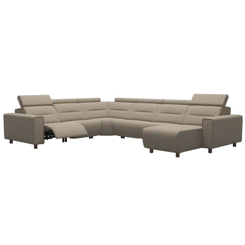 Stressless® Emily Wide arm 2 seater + Corner + 2 seater + Long Seat (M) (with 1 Power seat) 147146457981061