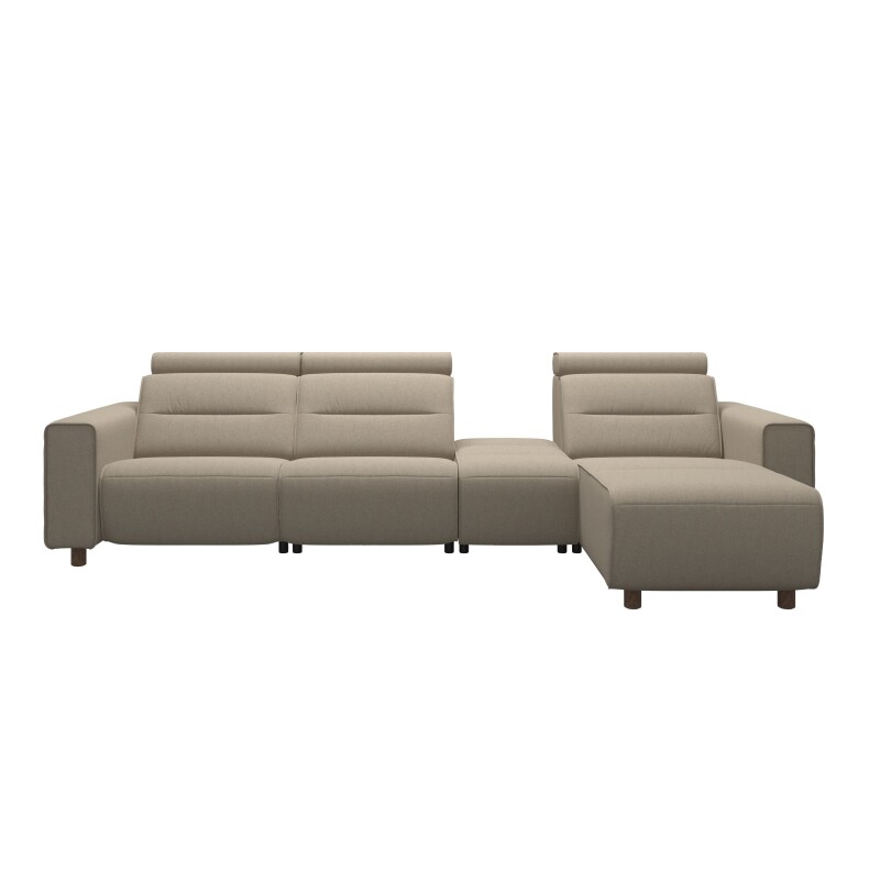 Stressless® Emily Wide arm 2 seater + Center + Long Seat (M) (with 1 Power seat) 147147857981061