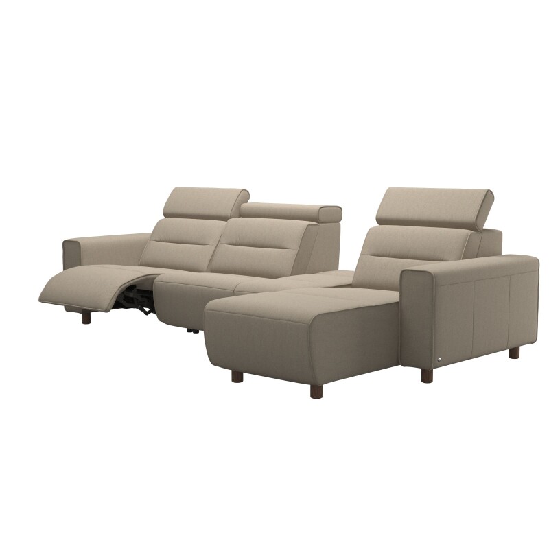 Stressless® Emily Wide arm 2 seater + Center + Long Seat (M) (with 1 Power seat) 147147857981061