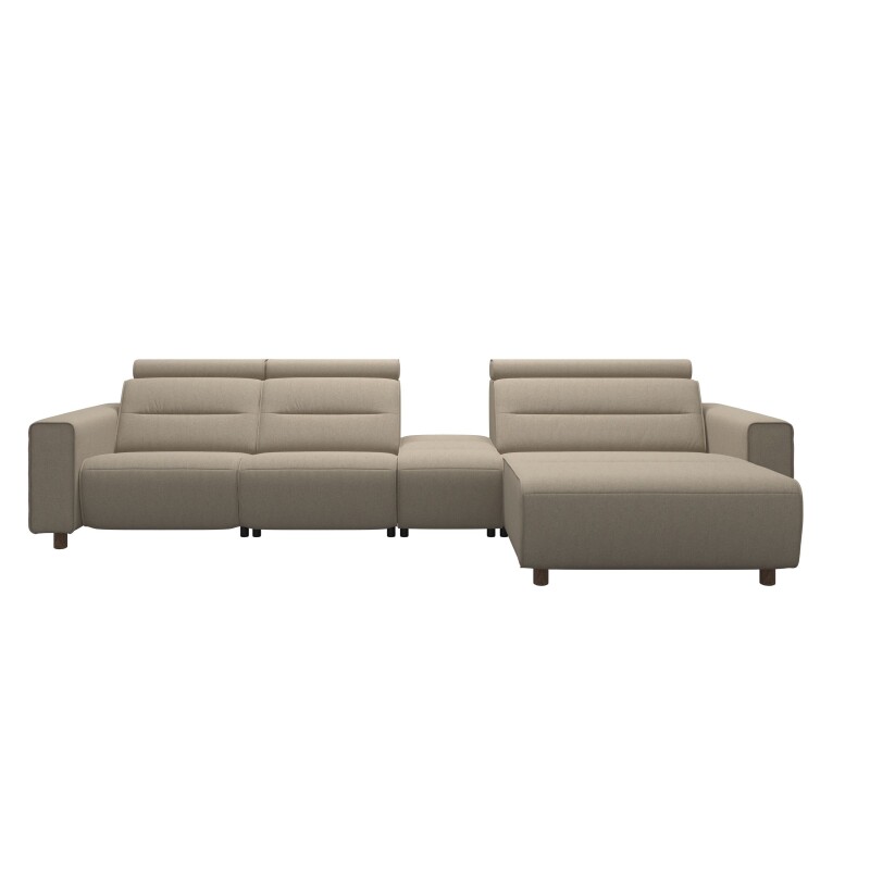 Stressless® Emily Wide arm 2 seater + Center + Long Seat (L) (with 1 Power seat) 147147957981061