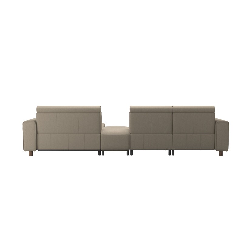 Stressless® Emily Wide arm 2 seater + Center + Long Seat (L) (with 1 Power seat) 147147957981061