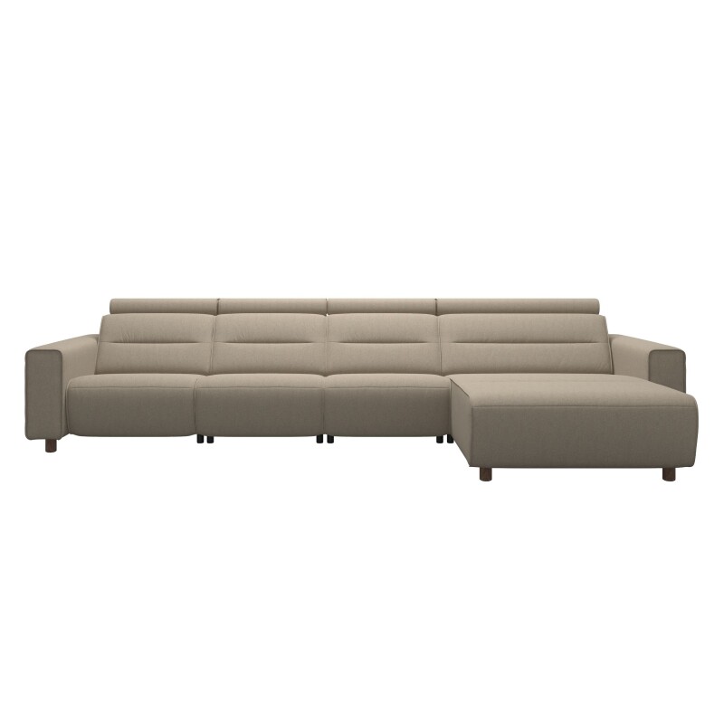 Stressless® Emily Wide arm 3 seater + Long Seat (L) (with 1 Power seat) 147189957981061