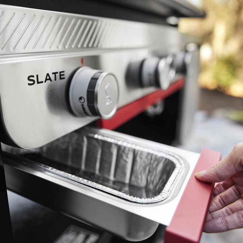 Slate® 30" Rust-Resistant Griddle with Extendable Side Table (Natural Gas) view 6