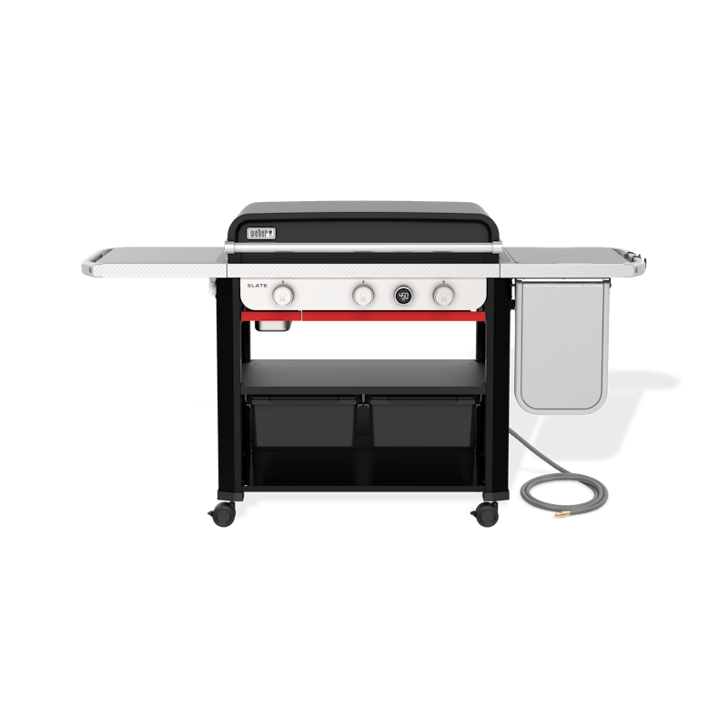 Slate® 30" Rust-Resistant Griddle with Extendable Side Table (Natural Gas) 1500420