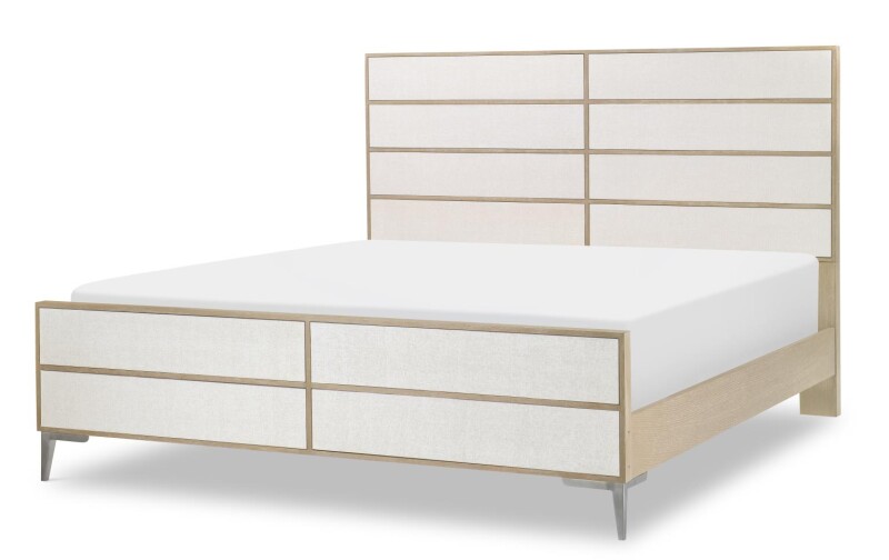 1500 Biscayne BR Complete Rattan Panel Bed Queen 5/0 15004305K