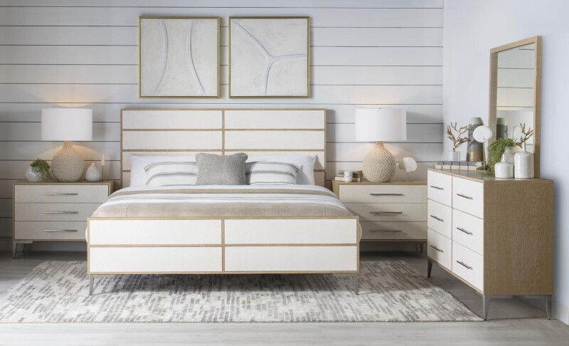 1500 Biscayne BR Complete Rattan Panel Bed King 6/6 15004306K