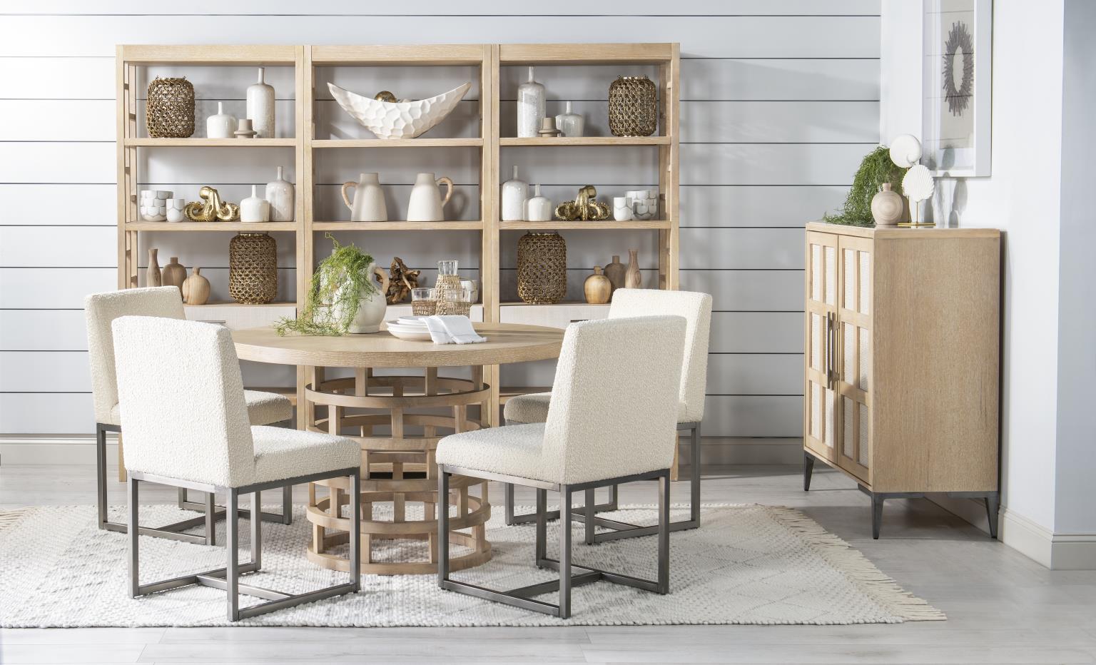 1500 Biscayne DR Complete Round Pedestal Table 1500520K