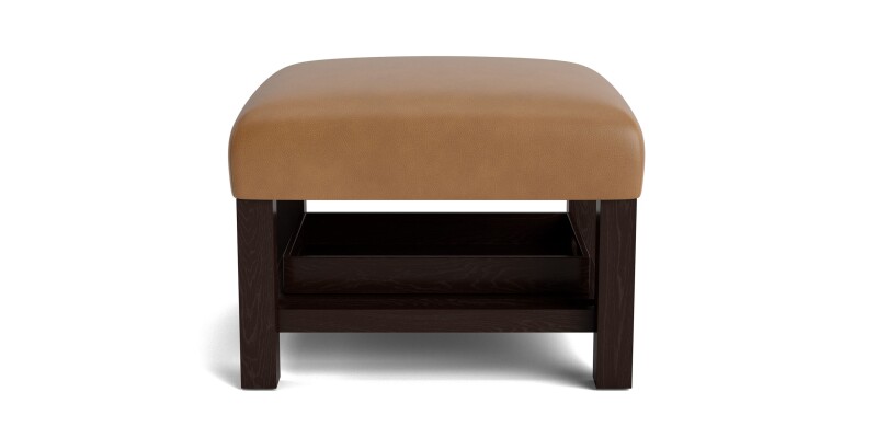 Lori Leather Ottoman with Trays 15082525L60