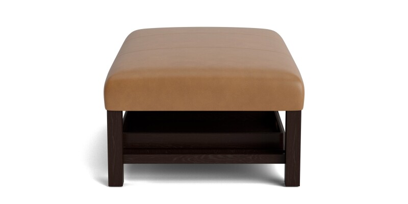 Lori Leather Ottoman with Trays 15085030L61