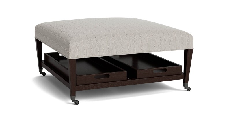 Kara Ottoman with Trays and Casters 1510393928