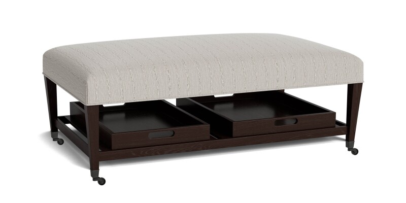 Kara Ottoman with Trays and Casters 1510503025