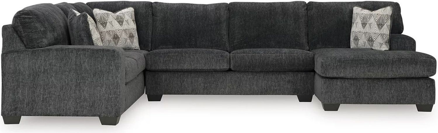 Hollyview 3-Piece Sectional with Chaise In Shadow 15205S1