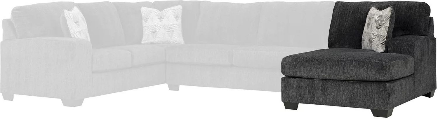 Hollyview 3-Piece Sectional with Chaise In Shadow 15205S1