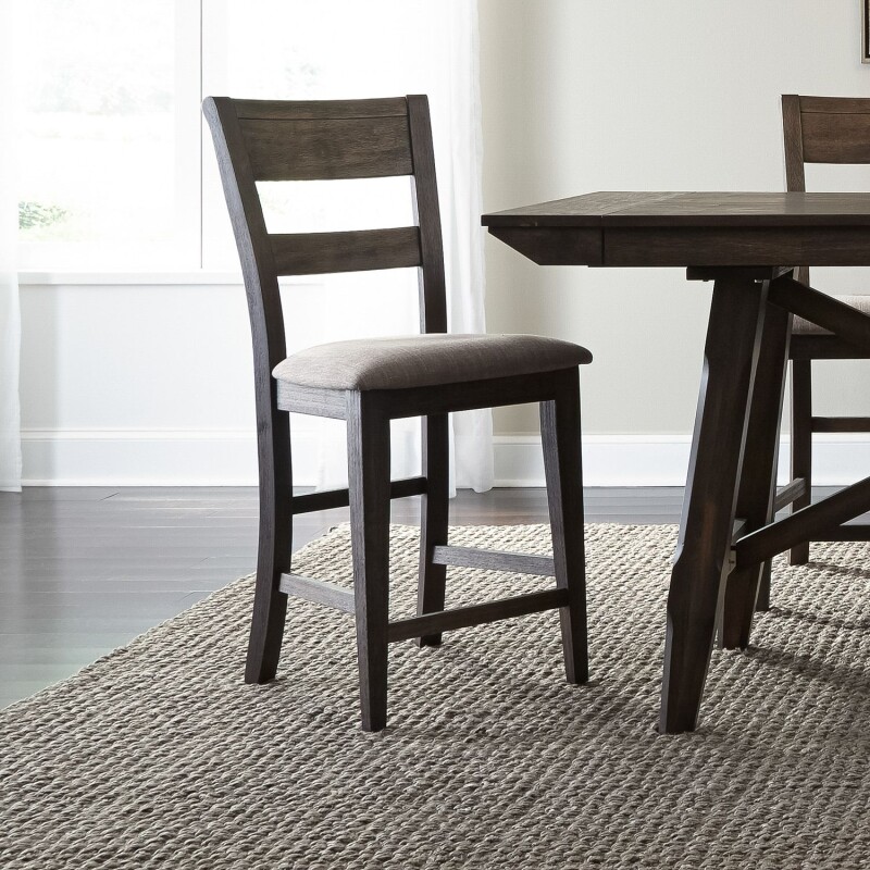 Double Bridge Splat Back Counter Chair (RTA) 152B250124