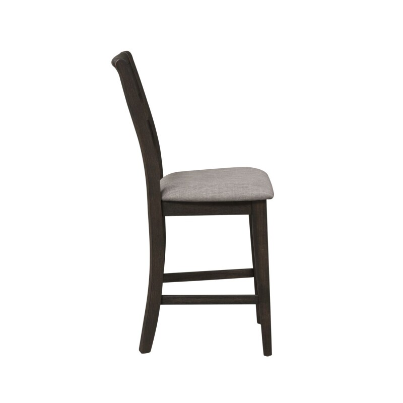 Double Bridge Splat Back Counter Chair (RTA) 152B250124