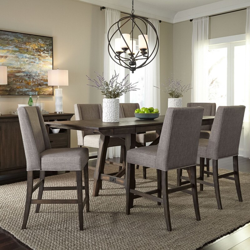 Double Bridge Upholstered Counter Chair (RTA) 152B650124