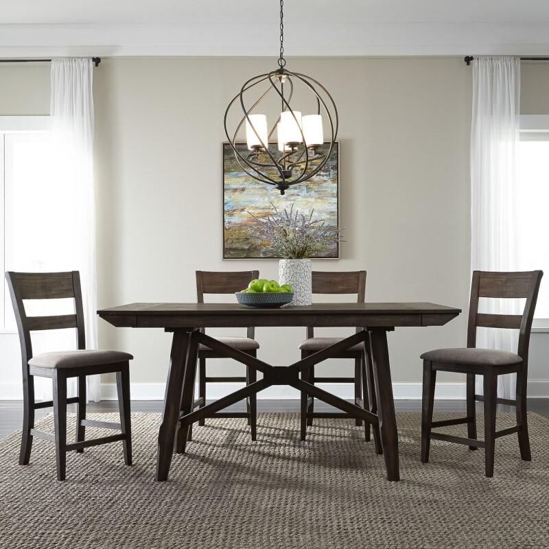 Double Bridge 5 Piece Gathering Table Set 152CD5GTS