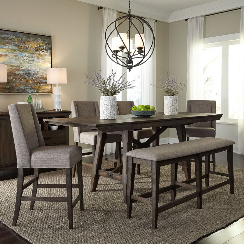 Double Bridge Opt 6 Piece Gathering Table Set 152CDO6GTS