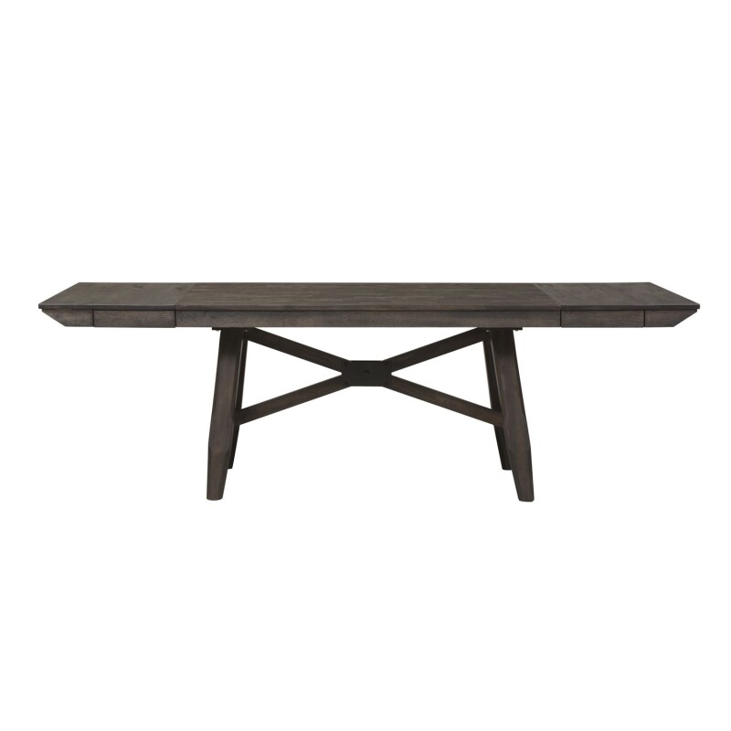 Double Bridge Optional 6 Piece Trestle Table Set 152CDO6TRS