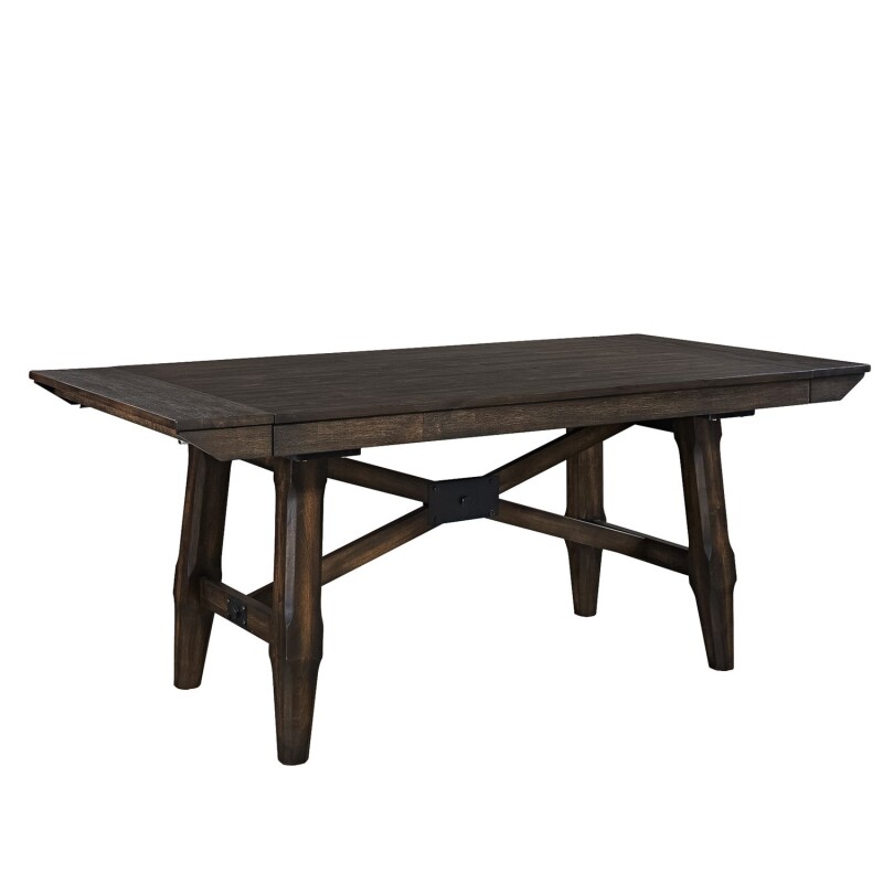Double Bridge Opt 7 Piece Trestle Table Set 152CDO7TRS