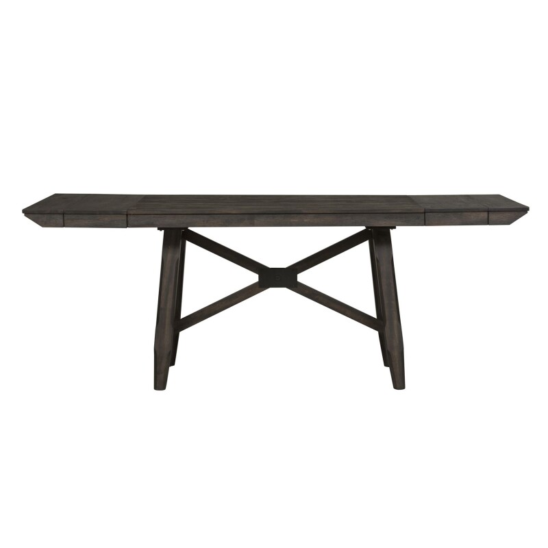 Double Bridge Trestle Table Set 152CDTRS