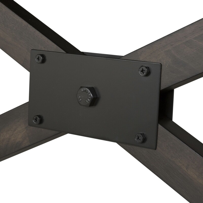 Double Bridge Trestle Table Set 152CDTRS