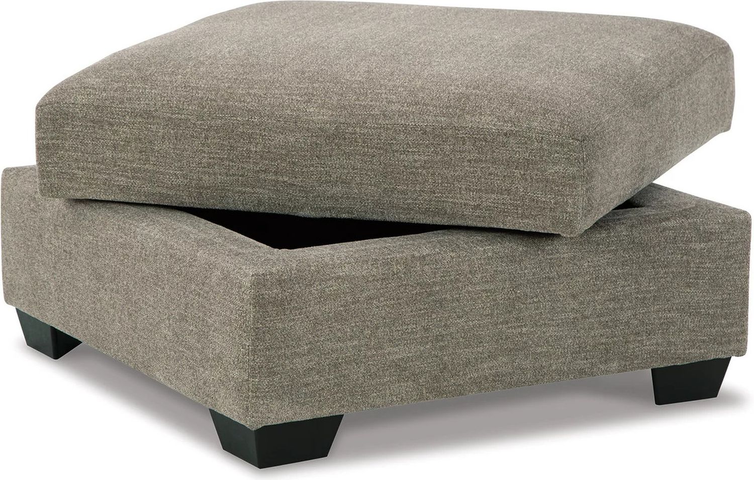 Creswell Ottoman With Storage In Stone 1530511