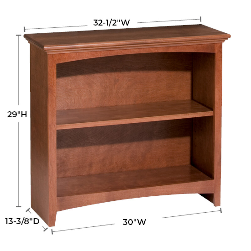 Mckenzie 30″w X 29″h Bookcase 1530TB