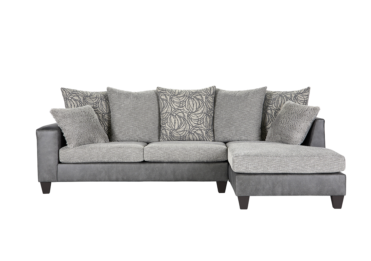 15325 Left Facing Sofa Buxton Graphite 15325LFS05