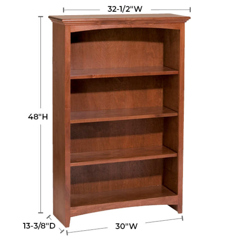 Mckenzie 30″w X 48″h Bookcase 1532JAV
